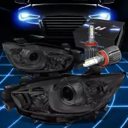 Fit 2013-2016 Mazda CX5 Smoked/Clear Projector Headlight Lamp w/LED Kit+Cool Fan (for: Mazda)