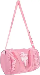 [ROMISBABA] Girls Dance Bag Ballet Bag Adjustable Strap Large Capacity for Dancing Shoes Tutu Towels Water Bottles