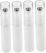 LOORGVEL 4pcs Travel Roller Ball Bottles Glass Containers for Eye Essential Oils and Fragrance Portable Refillable Oil Dropper for Home Go Use
