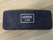 Hook Ldn London glasses Sunglasses Case Black Red With Cleaning Cloth