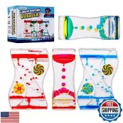XINBAOHONG Liquid Motion Bubbler Sensory Toy for Kids and Adults 4-Pack，Calmi