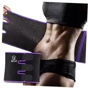 Waist Trimmer Sweat Waist Trainer Women Waist Belt M: 8.5"Width x 39"Length
