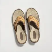 Men’s 7. Sperry Top Sider : Outer Banks : Tan Thong Sandal