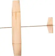 Gatuida DIY Wooden Glider Airplane Kit Easy Hand Thrown Design for Lightweight Portable Craft Fun Outdoor Activity for School Art Projects
