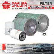 Sakura Oil Air Fuel Filter Service Kit for Hino Harrier GD3H Super Eagle GH1H 3H