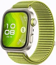 [HUAWEI] Watch FIT4 Pro Smartwatch, 1.82" Sapphire Display & Titanium Alloy Bezel, Up to 10-Day Battery Life, Dual Band GPS, Golf Courses map, 40 m Free Diving, Compatible with Android & iOS, Green