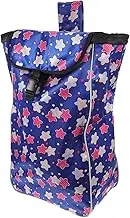 WOOVEEWIND Shopping Bag Trolley Cart Large Capacity Foldable Utility Bag for Grocery and Travel Oxford Cloth Heavy Duty Design for Stair Climbing and Home Use