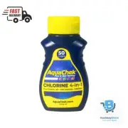 AquaChek 4 In 1 Chlorine Pool Test Strips - 50 Pack