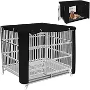 Crate Cover | Pet Kennel Protector - Dustproof Waterproof Dogs Crate Cover for Home, Indoors and Outdoors, Travel, Apartment