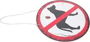 Retro No Pets Lawn Sign Waterproof Keep Dogs Off Grass Garden Sign Vintage Style Yard Decoration Outdoor Warning Sign for Dog Control Area