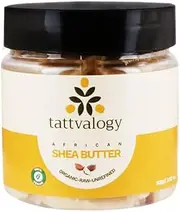 Tattvalogy Organic Raw Unprocessed Shea Butter, 50g