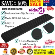 Threshold Ramp For Scooter Wheelchair Rubber Non-Slip Lightweight 110cm Black AU