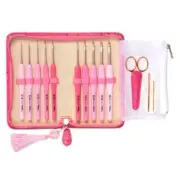 Tulip ETIMO ROSE Hook crochet needle Set TER-001 Pink from Japan