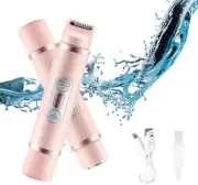2 in 1 Electric Lady Shaver, Mini Wet and Dry Women Hair Remover, Rechargeable