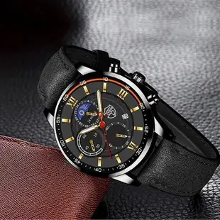 Fashion Mens Sports Watches Man Business Quartz Wristwatch L