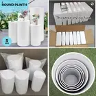 5pcs Cylinder Cake Flower Display Pedestal Stand Round PlinthWedding Decoration