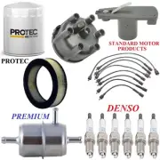 Tune Up Kit Filters Cap Wire Plugs For DODGE ST. REGIS L6 3.7L;10" O.D 1980-1981