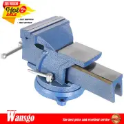 6in Mechanic Bench Vise Table Top Clamp Press Locking Swivel Base Heavy Duty US