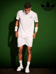 adidas White Tennis Pro Climacool Free Lift Polo Shirt (F19813) | $150