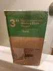 3"Twin Gel Infused Memory Foam Mattress Topper w/LavenderFactory Sealed