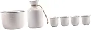 1 Set Wine Cup Bowls Mugs Dinnerware Cups Bottle Simple White