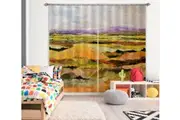 3D Short Hill 180 Allan P. Friedlander Curtain Curtains Drapes