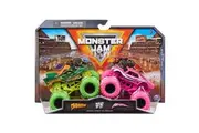 Monster Jam, Official Dragon Vs. Full Charge Die-Cast Monster Trucks, 1:64 Scale, Kids Toys for Boys Ages 3 and up