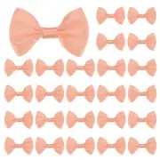 120-Pack Mini Craft Ribbon Bow 1.5x1 Inch for Craft DIY[Light Korean Pink]