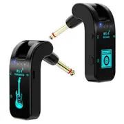 Wireless Guitar Transmitter Receiver,WS-4 2.4GHz Wireless Guitar System Reable Transmitter and Receiver for Electric Guitar Bas