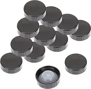 COMPUKAS 12Pcs Screw Caps for Bottles Phenolic Sealing Lids for Wine Jugs Bottles Leak Design for Home Brewing Storage
