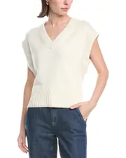 SIMKHAI Erin Cashmere-Blend Sweater Vest