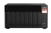 QNAP TS-873A-8G 8 Bay NAS AMD Ryzen Embedded V1500B 4-core/8-thread 2.2 GHz 8GB RAM 2xM.2 2280 PCIe 2x2.5GbE Hot-swappable WOL 3xUSB3.2 3YR WTY TS-873A-8G