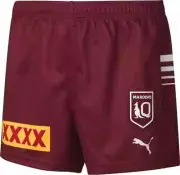 QLD Maroons 2024 State of Origin Mens On Field Shorts Sizes S-6XL BNWT
