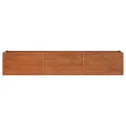 Garden Raised Bed Rusty 240 x 40 x 45 cm Corten Steel Outdoor Planter Herb Beds