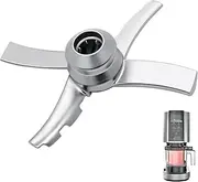 [XhWser] Stainless Steel Paddle Blade Compatible with Ninja Creami NC300 Series Ice Cream Makers, Replacement Mixing Blade Replacement Part for Ninja Creamerizer NC299AMZ, NC301, CN305A, CN301CO