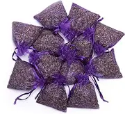 Lavande Sur Terre Bag of 12 Sachets Dried Lavender Flower Lavender Sachets for Drawers and Closets, LV-B-1