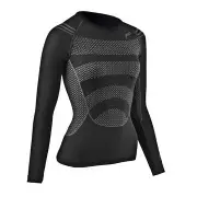 F-Lite MegaLight 200 Longshirt Woman Black Base Layer