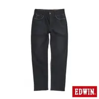 在飛比找樂天市場購物網優惠-EDWIN JERSEYS迦績 超彈力中直筒牛仔褲-男款 黑