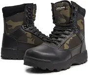 [Brandit] Men's 9 Eyelet Tactical Boots Tactical Military Boots