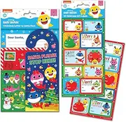 Paper Projects 01.70.24.095 Baby Shark Christmas Letter to Santa and Gift Labels Bundle Pack