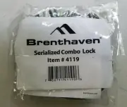 Brand NEW Brenthaven ProStyle Seriallized Notebook Cable Lock with Two Keys