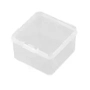 Clear Box with Lid Square Clear Containers Box for Hardware Jewelry