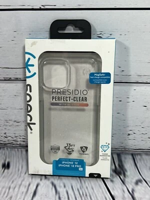 *NEW Speck Presidio Perfect Clear Glitter Case for iPhone 12 / 12 Pro (S7)