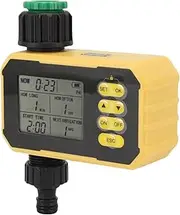 Solar Sprinkler Timer, Programmable Water Timer with Rain Sensor, Automatic Watering System Irrigation Timer for Garden Hose Yard Lawn, Anti Clogging Filter Design