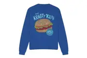 SpongeBob SquarePants Unisex Adult Krusty Krab Sweatshirt (Royal Blue) - UTTV12825