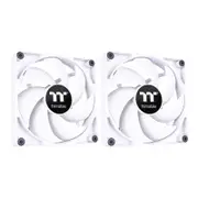 Thermaltake CL-F152-PL14WT-A 2 Pack CT140 140mm PWM Cooling Fan (White)