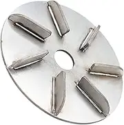 Perfk Livestock Hair Shaving Disc Fits 100 Type Angle Grinder Replacement Livestock Hair Removal Tool for Workshop Livestock Slaughter Factory, 7 Gears