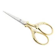 ALPEN PROFESSIONAL EMBROIDERY SEWING HANDICRAFTS SCISSORS / 3.5" FLORAL GOLD