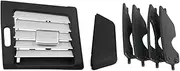 AC Air Conditioning Vent Outlet Car Right Front Air Outlet Vent Dash Panel Grille Cover,for Mercedes Benz,for W251 R Class Interior Mouldings Panel Grille 2518300254(Model B Black)