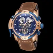 Reef Tiger Men's Domineering Tourbillon Mechanical Watch Fashion Belt Watch